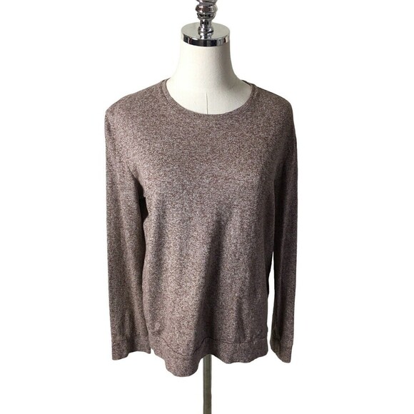 A.P.C. Rue Madame Paris Brown Sweater Size Medium Women’s Cotton Linen Light - Picture 1 of 7